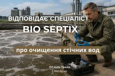 Запитання керівників підприємств про очищення стічних вод. Відповідає спеціаліст Bio Septix