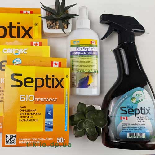 Біопродукти Bio Septix Санекс Біопродукти Bio Septix Санекс в Україні з 2003 року